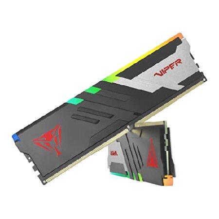 Viper Venom メモリ 64GB DDR5 5200MHz Patriot Memory Viper Venom RGB DDR5 RAM 64GB (2X32GB