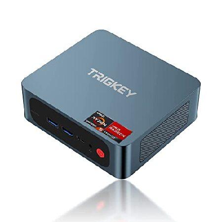 TRIGKEY Desktop Computer Ryzen 7 5800H(8 Cores, 16 Threads) 16GB DDR4 ...
