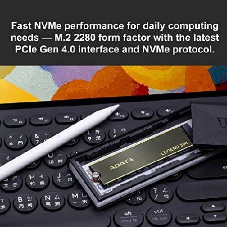 ADATA (アダタ) 2TB SSD Legend 800 NVMe PCIe Gen4 x 4 M.2 2280 内蔵