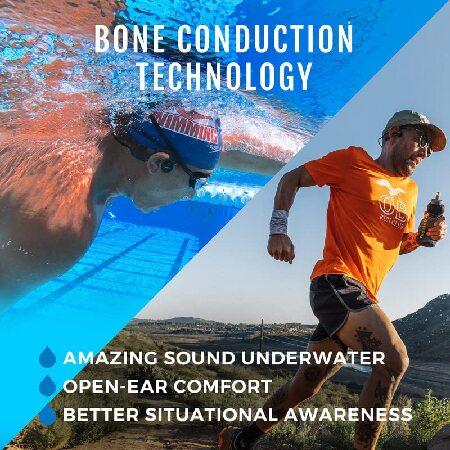 H2O Audio TRI PRO Multi-Sport Headphones - Offline ＆ Underwater Streaming Music (Playlist+) Waterproof Bone Conduction Bluetooth Open Ear Headset wit｜wolrd｜04