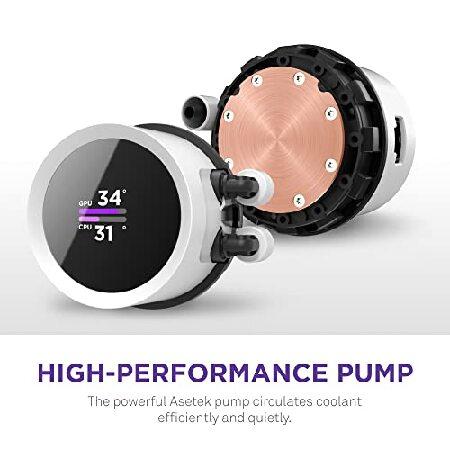 NZXT KRAKEN RGB 240 White 簡易水冷CPUクーラー RL-KR240-W1