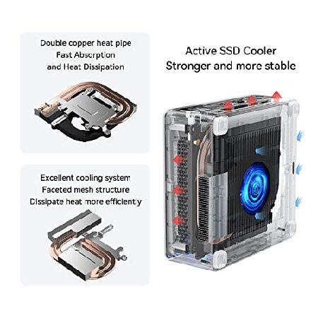 MINISFORUM Mini PC NAB5 Intel Core i5-12450H Processor up to