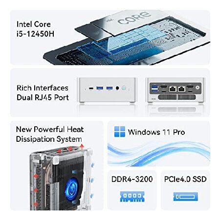 MINISFORUM Mini PC NAB5 Intel Core i5-12450H Processor up to