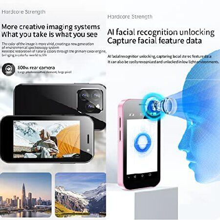 Soyes XS14Pro Mini 4G Smartphone 3.0 Inch Quad Core Dual Sim Ultra Thin Unlocked Card Mobile Phone WiFi Bluetooth Hotspot Student Pocket Cellphone (Pu | ブランド登録なし | 04