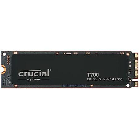 【中古】Crucial GEN5 m.2 SSD T700 2TB Crucial T700 2TB Gen5 NVMe M.2 SSD - 最大12,400MB/秒