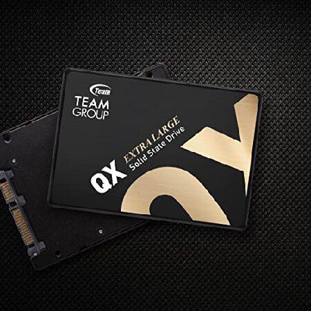 TEAMGROUP QX 4TB 3D NAND QLC 2.5インチ SATA III 内蔵ソリッド
