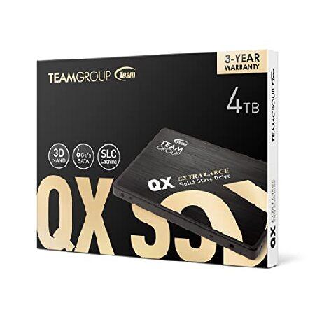 内蔵SSD 4TB Team QX T253X7004T0C101 おまけ付き Amazon.com: TEAMGROUP QX 4TB 3D NAND QLC 2.5 Inch SATA III