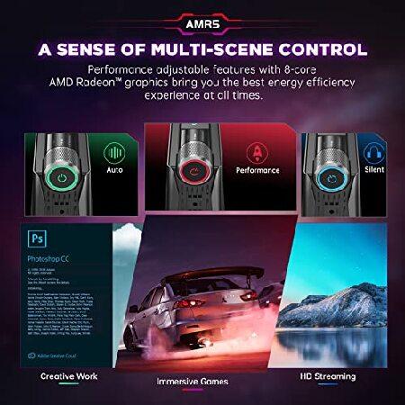 KAMRUI Mini Gaming PC, AMD Ryzen 7 5800U with 16GB RAM 512GB SSD