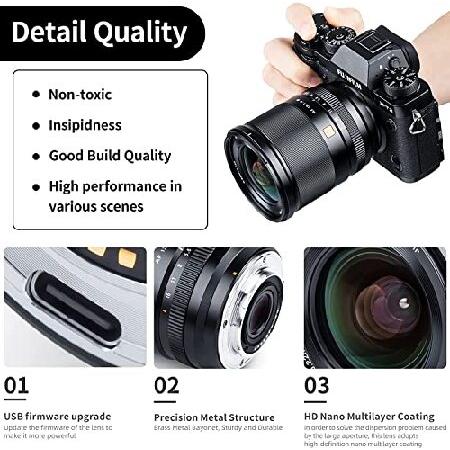 X-Mount AF 13mm F1.4 Wide-Angle Prime Lens Large Aperture Portrait Lens Compatible with Fujifilm Camera X-T1/T2/T3/T4/T10/T20/T30/T100/T200, X-A1/A2/A｜wolrd｜05