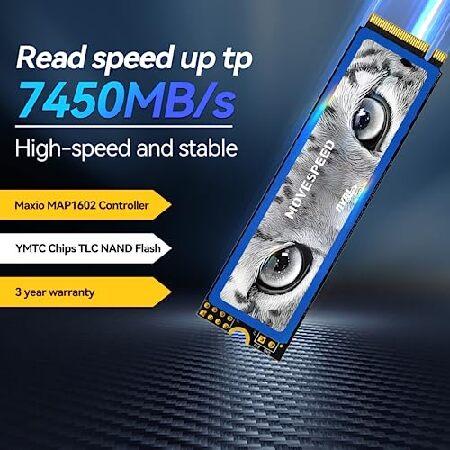 MOVE SPEED HB7450 4TB SSD PS5用 ヒートシンク付き PCIe 4.0