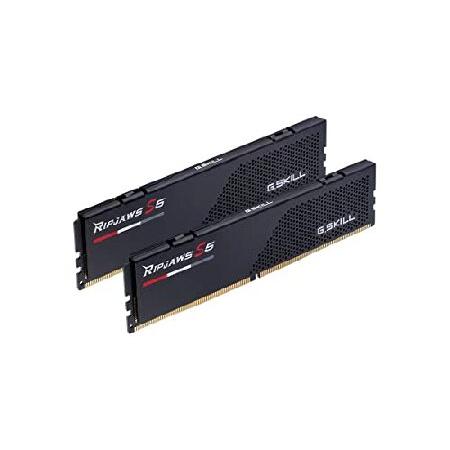 G.SKILL Ripjaws S5 Series (Intel XMP 3.0) DDR5 RAM 48GB (2x24GB) 6400MT/s CL36-48-48-102 1.40V Desktop Computer Memory UDIMM - Matte Black (F5-6400J36
