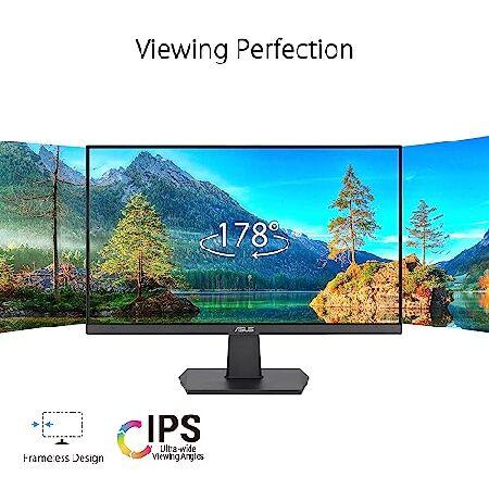 ASUS 27 Inch Monitor - 1080P, IPS, Full HD, Frameless, 100Hz