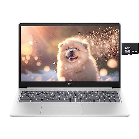 HP Chromebook Inch Laptop for College Students, Intel 4-Core Processor  N200 (Beat i5-8250U), 8GB DDR5 RAM, 64GB eMMC+128GB SD Card, Chrome OS, UH 