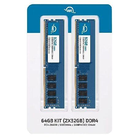 OWC 64GB (2x32GB) DDR4 3200MHz PC4-25600 CL22 2RX8 ECC アン