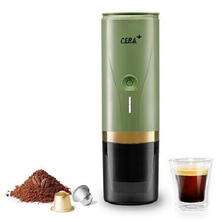 CERA+ Portable Espresso Machine, Self-Heating Electric Coffee