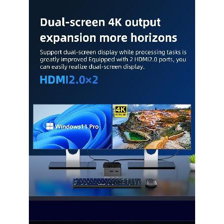 ミニpc Windows 11 Pro 第 11 世代 N5105 搭載 Amazon.co.jp: ミニPC【Windows11 pro搭載】 Intel 第11世代