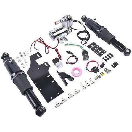 NEWZQ リアエアライドサスペンションセット 交換用 ハーレー