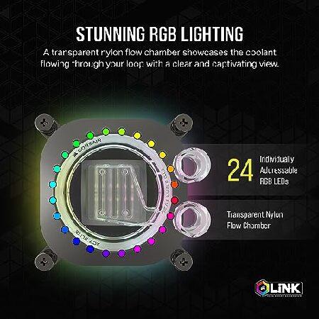 CORSAIR iCUE Link XC7 RGB Elite CPU Water Block - Transparent Flow