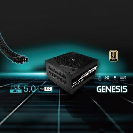 Raidmax Genesis AEG 1000watts 80 Plus Gold Certified ATX 3.0 Gaming Power Supply with PCI-E Gen 5 12VHPWR Connector, Japanese Capacitors, Full Modular｜wolrd｜02
