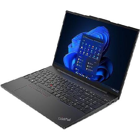 単品配送 Lenovo ThinkPad E16 Gen 1 Home ＆ Business Laptop (AMD Ryzen 5 7530U 6-Core， 24GB RAM， 256GB PCIe SSD， AMD Radeon， 16.0 60 Hz 1920x1200， Fingerprint，