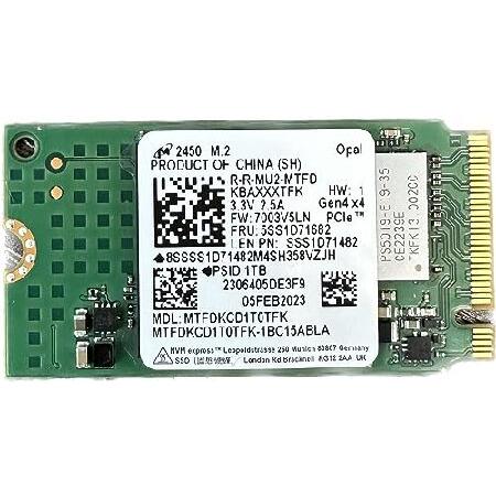 Micron 1TB 2450 M.2 2242 42mm PCIe Gen 4 x4 TLC PC NVME SSD