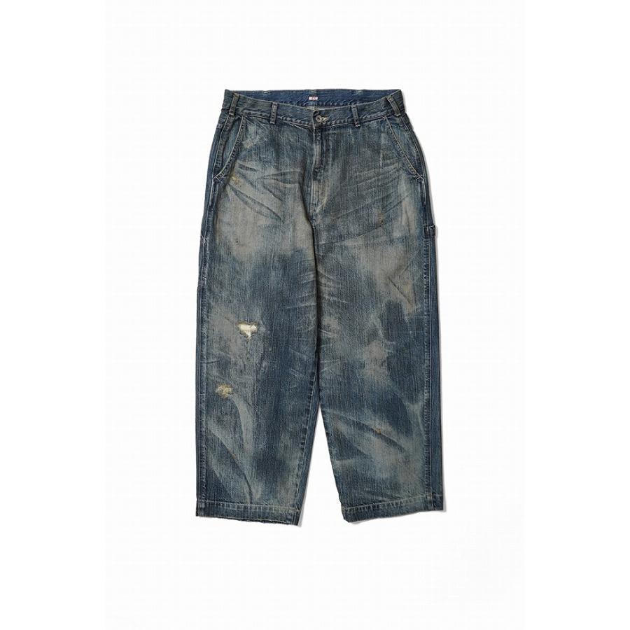 Porter Classic(ポータークラシック) STEINBECK DENIM PAINTER PANTS VINTAGE CUSTOM スタインベックデニムペインターパンツ ヴィンテージカスタム PC-005-2497の画像