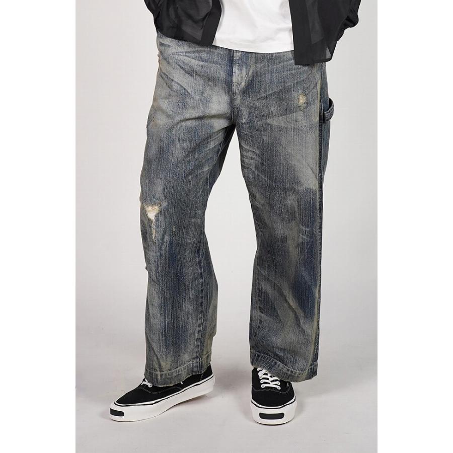 Porter Classic(ポータークラシック) STEINBECK DENIM PAINTER PANTS VINTAGE CUSTOM スタインベックデニムペインターパンツ ヴィンテージカスタム PC-005-2497の画像