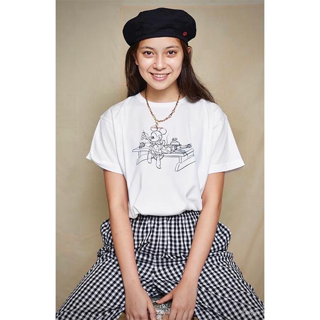 Porter Classic(ポータークラシック) DISNEY MICKEY MOUSE / PORTER CLASSIC OHARIKO COLLECTION T-SHIRT ディズニーミッキーマウス ポータークラシックお針子コ｜womanremix｜03