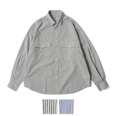 PORTER CLASSIC（ポータークラシック） ROLL UP STRIPE SHIRT ロール