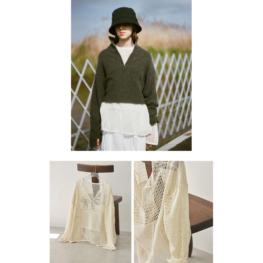 TODAYFUL トゥデイフル LIFE's ライフ ライフズ Patchwork Mesh Tops