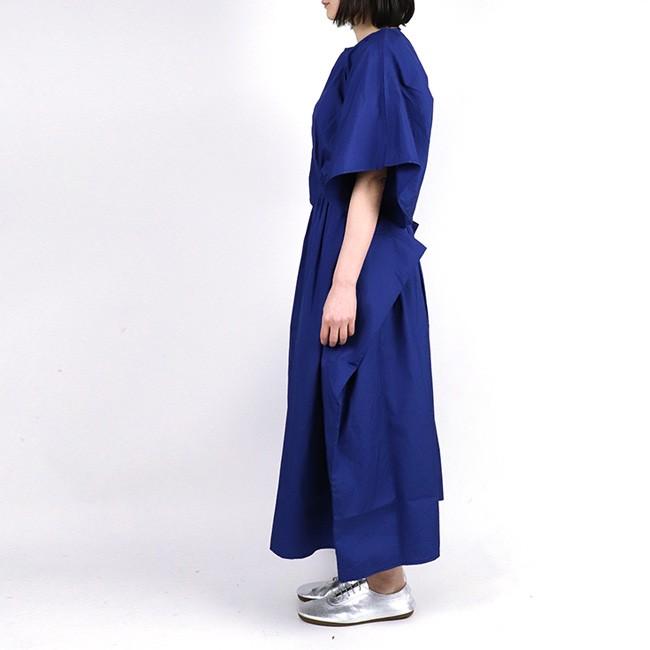 S速くおよび自由な Homspun ホームスパン ワイドスリーブギャザーワンピース ロングワンピース ワンピース S 15 960 Eur Artec Fr