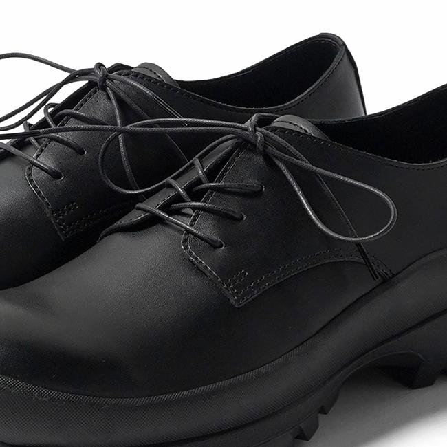 PADRONE（パドローネ） DERBY PLAIN TOE SHOES with #884C Vibram