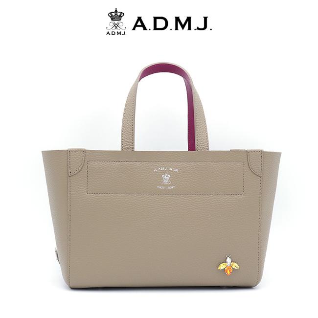 ADMJ ミツバチBee ハンドバッグ A.D.M.J（エーディーエムジェイ） (ポイント10倍) ADMJ SHRINKLEATHER
