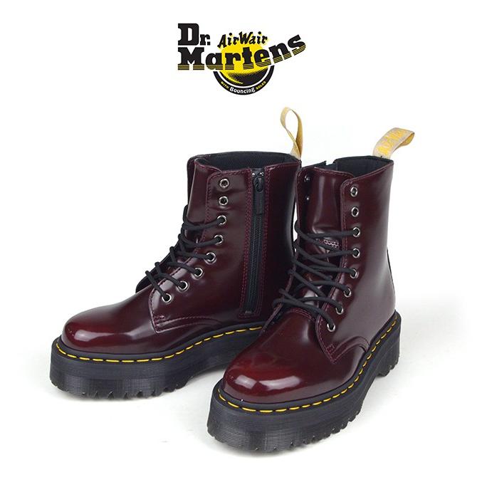 ドクターマーチン Dr Martens ジェイドン 8ホール 厚底 ブーツ V Jadon2 8eye Boot ヴィーガン Vegan チェリーレッド Cherry Red ユニセックス Womanremix 通販 Yahoo ショッピング