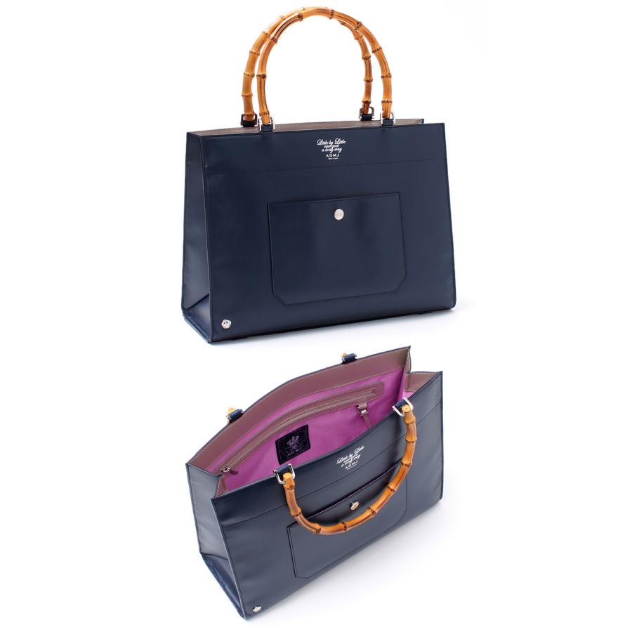 (ポイント10倍) ADMJ エーディーエムジェイ VANITY＆BANBOO TOTEBAG 35cm バニティ＆バンブー トートバッグ 35cm 22SA01027の画像