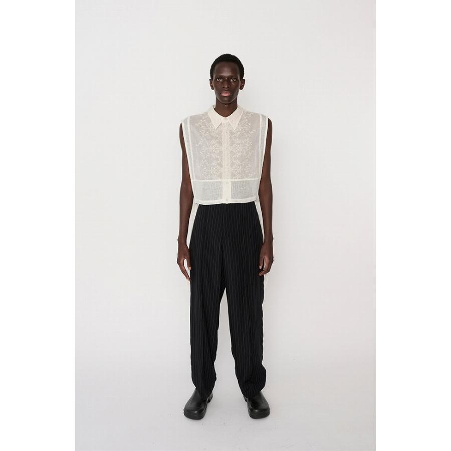 JANESMITH（ジェーンスミス） LINEN MESH EMBROIDERY SHIRT BIBS