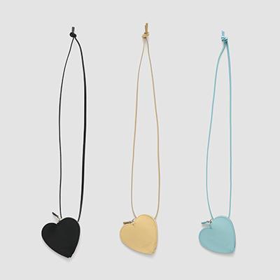 JANESMITH（ジェーンスミス） LEATHER HEART COIN CASE NECKLACE