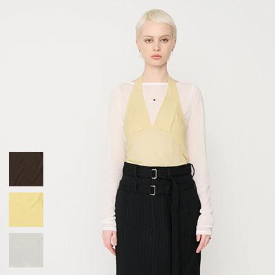 JANE SMITH/ジェーンスミス 別注シアータンク JANESMITH（ジェーンスミス） COTTON SHEER BOAT NECK PULLOVER