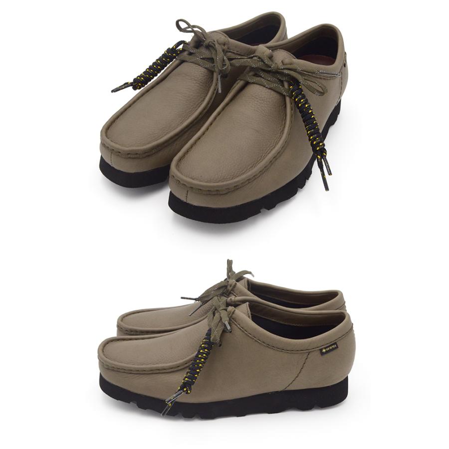 クラークス Clarks ワラビーゴアテックス Wallabee Gtx オリーブレザー Olive Leather Womanremix 通販 Yahoo ショッピング