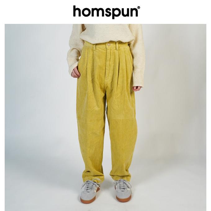 homspun（ホームスパン） コーデュロイ タックパンツ 3390 : rish