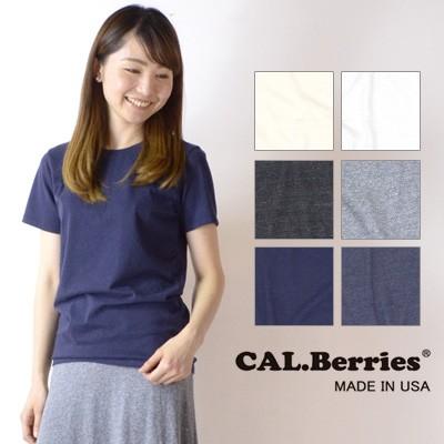 カルベリーズ CAL.Berries 半袖クルーネックカットソー レディース｜womanremix