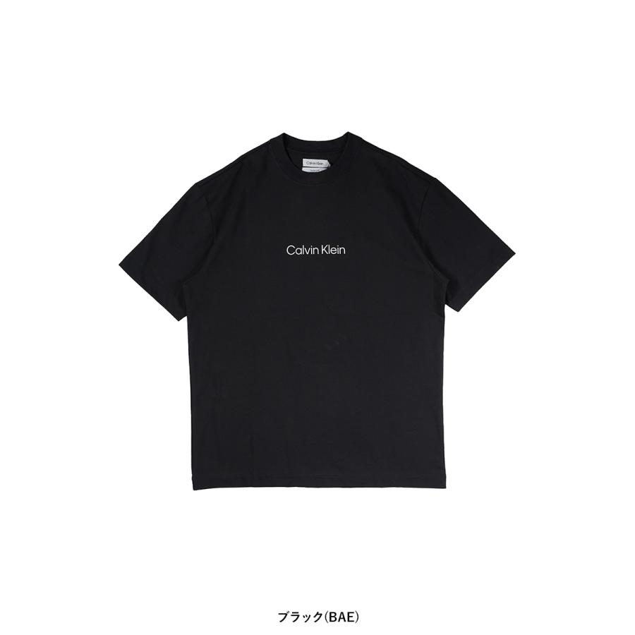Calvin Klein カルバン・クライン スタンダードロゴ リラックス クルーネックTシャツ 40HM228｜womanremix｜23