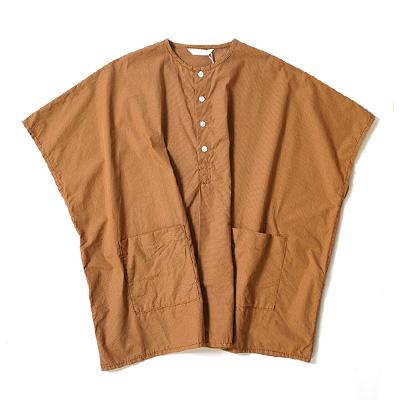 homspun（ホームスパン） コットンミニチェック ビッグブラウス 5739