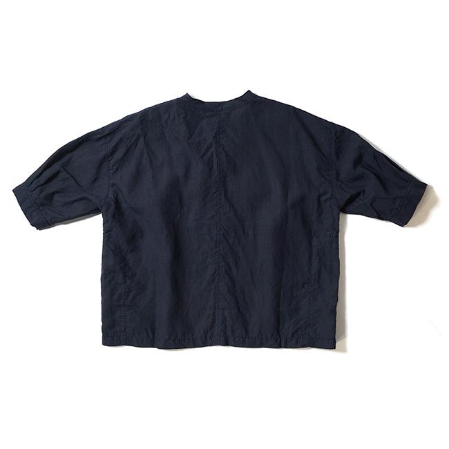 homspun homspun(ホームスパン) リネンバイオVネックブラウス homspun homspun(ホームスパン) リネンバイオVネックブラウス