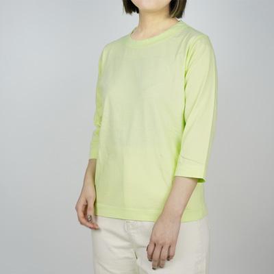 homspun ホームスパン　七分袖　長袖　8 枚セット homspun（ホームスパン） 天竺七分袖Tシャツ ライム 6450 : rish