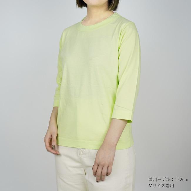 homspun ホームスパン　七分袖　長袖　8 枚セット homspun（ホームスパン） 天竺七分袖Tシャツ ライム 6450 : rish