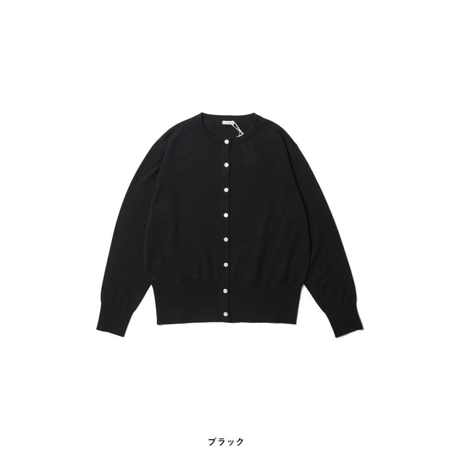 ホームスパン homspun アルパカウール ニット カーディガン F｜ブラック 羽織り ボタンレス ニット【2400014569230】 ホームスパン homspun アルパカウール ニット カーディガン F