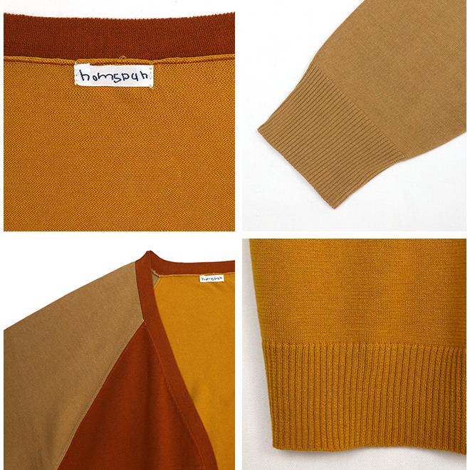 homspun（ホームスパン） ソフトコンパクトヤーンVネックカーディガン