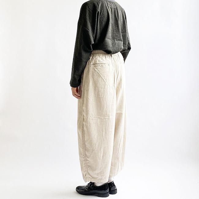 HARVESTY ハーベスティ COTTON FLANNEL CIRCUS PANTS CROPPED コットン