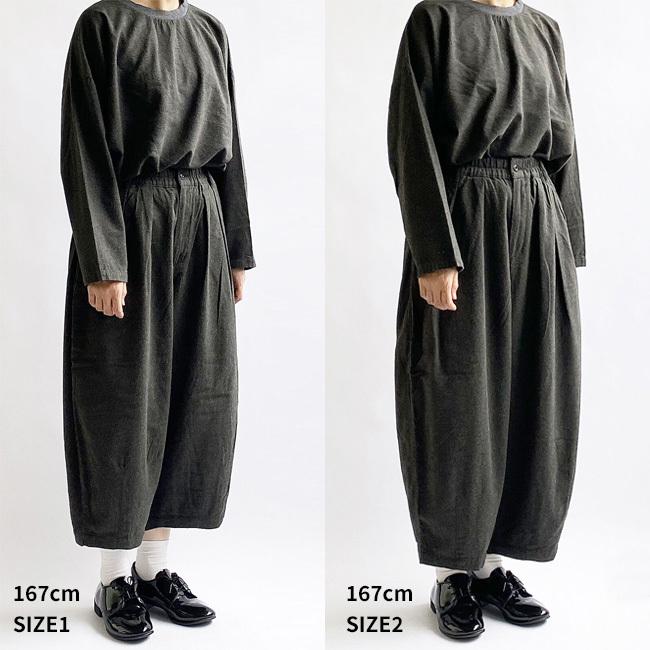HARVESTY ハーベスティ COTTON FLANNEL CIRCUS PANTS CROPPED コットン